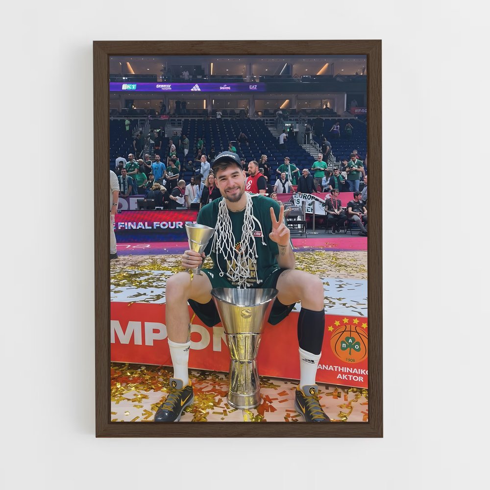 Poster Champion Inébranlable – affiche Basketball (vue 5)